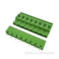 7.62MM pitch plug-in terminal block plug with sealed straight pin male and female connector